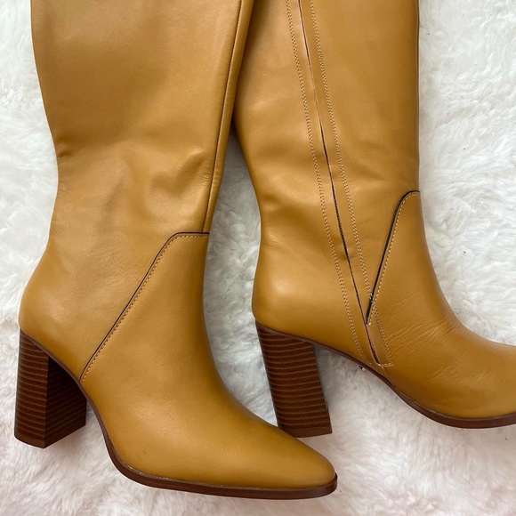 Mango tan and brown tall boots - Picture 5 of 8